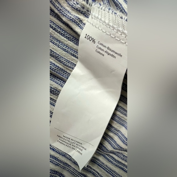 Cupshe Analia Dolman Sleeve Stripe Shirt Collar Oversized Dress - Picture 7 of 8